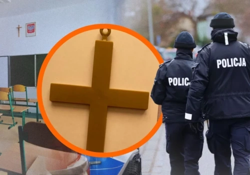 Zwrot w aferze o krzyż z Kielna. Nauczycielka wróciła, a ze stołka poleciała... sołtyska sąsiedniej wsi