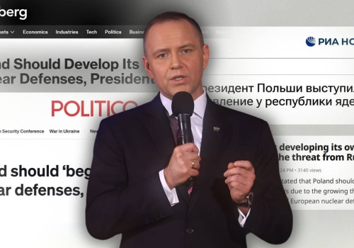 Słowa Nawrockiego obiegły światowe media. 