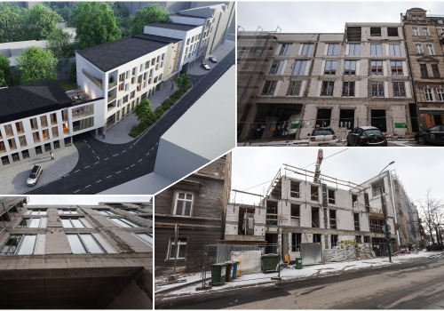 Trwa budowa przy ulicy Bolka Świdnickiego. Powstaje tam 41 mieszkań