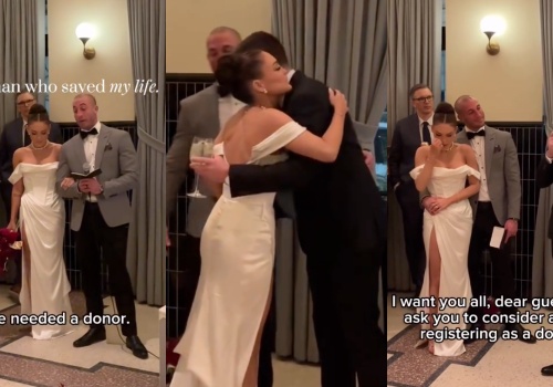 Dawca szpiku z Polski został zaproszony na ślub Amerykanki, której uratował życie