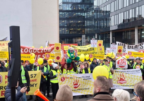 Rząd kasuje wszystkie warianty S7 do Myślenic. Centrala GDDKiA przejmuje projekt po fali protestów