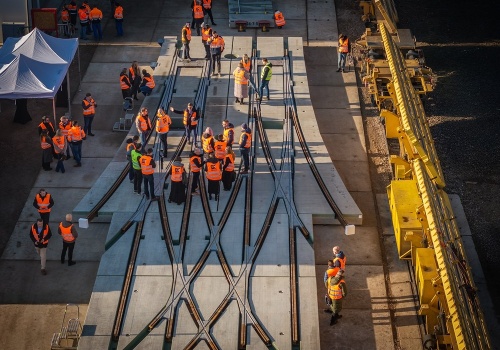 CONTRACK w Poznaniu: I etap zabudowy płyt zakończony