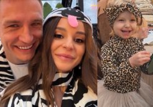 Jakub i Paulina Rzeźniczakowie wyprawili córce HUCZNE urodziny. Sami przebrali się... za zebry