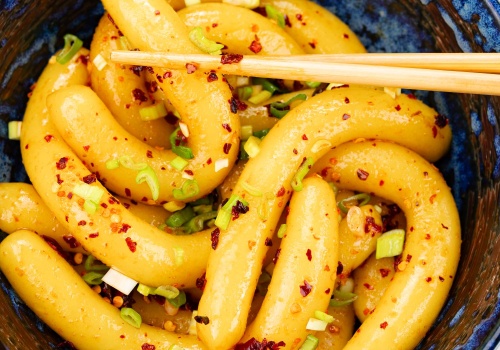 Kluski ziemniaczane po azjatycku