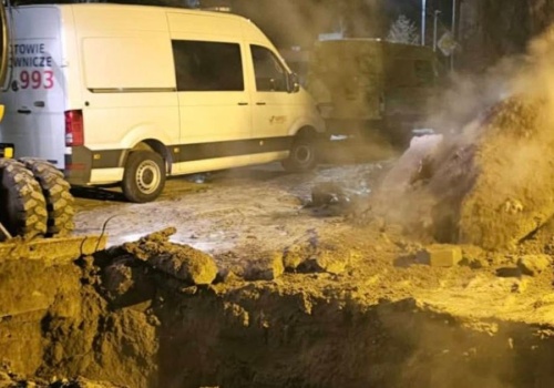 Poważna awaria ciepłownicza we Włocławku. Nad ranem rozpoczęto naprawę