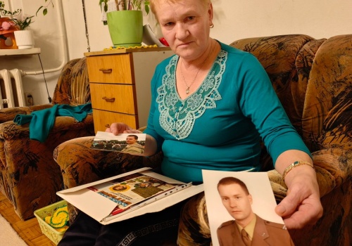 Jej syn zginął w Afganistanie. 