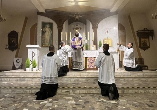 Jubileuszowa Msza Trydencka w Elblągu z udziałem JE ks. bpa Wojciecha Skibickiego