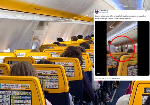 Chaos na pokładzie Ryanaira. Pijany pasażer wszczął awanturę