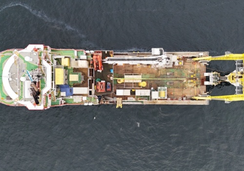 Korytarz kablowy Baltica 2 nabiera kształtu: już 150 km gotowych tras dla kabli między turbinami