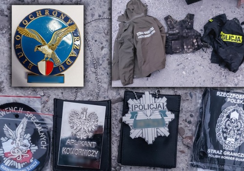 Fałszywe legitymacje i polskie mundury w rękach przestępców. Międzynarodowa akcja służb
