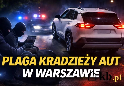 Plaga kradzieży aut w Warszawie. Ponad połowa to auta wyłącznie jednej marki