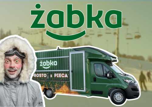 Żabka stawia food truck pod Tatrami. Z zielonej furgonetki nakarmią turystów