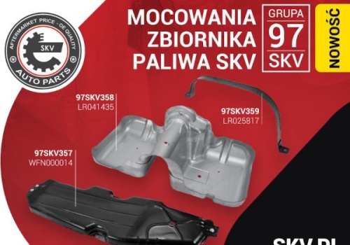 Mocowania zbiorników paliwa w ofercie SKV