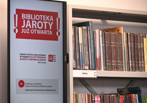 Mieszkańcy Jarot mogą już wypożyczać książki. Filia nr 6 przy ul. Jarockiej ponownie otwarta