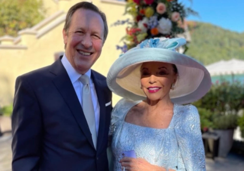 Joan Collins ma 92 lata i wciąż błyszczy. Tak świętuje 24 lata małżeństwa z młodszym o 32 lata mężem