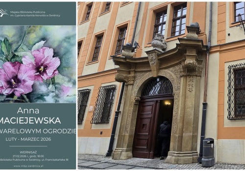 „W akwarelowym ogrodzie”. Świdnicka malarka zaprezentuje swoje prace w bibliotece