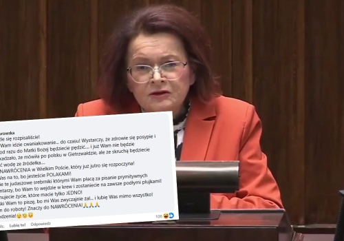 Posłanka PiS broni swojego zdania o tym, że Matka Boża mówiła po polsku