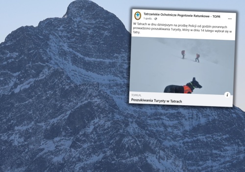 Służby szukają turysty, który zaginął w Walentynki. Wjechał kolejką na Kasprowy Wierch