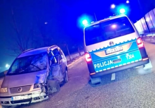 Zderzenie na ul. Północnej. Droga nieprzejezdna