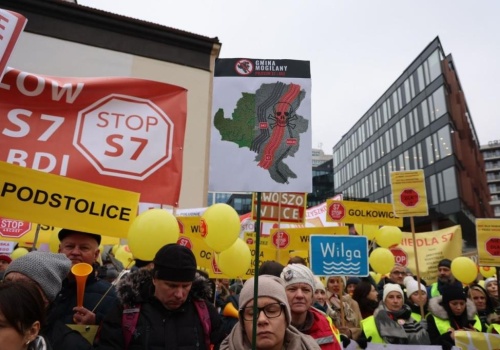 S7. Warianty przebiegu drogi Kraków–Myślenice odrzucone