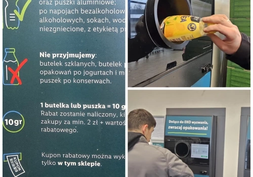 Automaty do zwrotu butelek i puszek. Czy to ma sens?