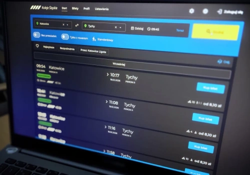 Bilet w końcu można kupić na stronie Kolei Śląskich. Jest zsynchronizowana z aplikacją