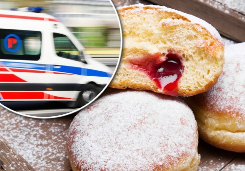 Kolega poczęstował go pączkiem. Dramatyczny finał