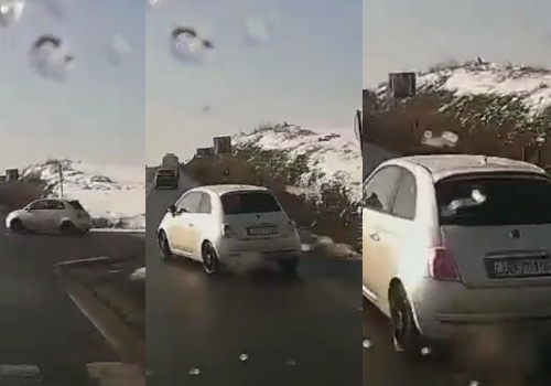 Niebezpieczna sytuacja na DK19 w Ciecierzynie. Kierowca ciężarówki uniknął zderzenia w miejscu niedawnego wypadku