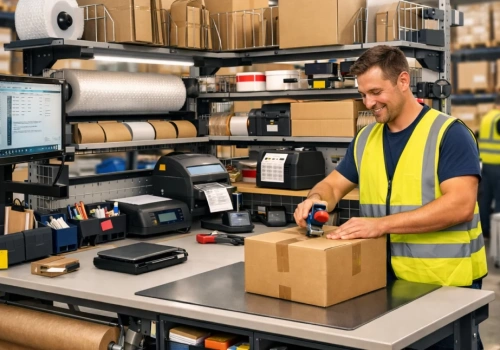 Stanowiska do pakowania - jak zoptymalizować procesy pakowania w magazynie, by zwiększyć efektywność i bezpieczeństwo pracy?