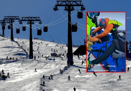 Litwinka pojechała na narty na Słowację. 