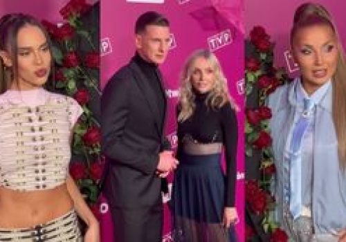 Cleo, Blanka oraz Agnieszka Woźniak-Starak z Łukaszem Kadziewiczem stroją miny na ramówce TVP (WIDEO)