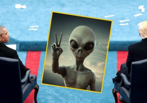 Ujawnił informacje niejawne? Trump oskarża Obamę ws. słów o kosmitach