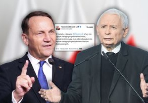 Riposta Sikorskiego. Szef MSZ kpi z deklaracji Kaczyńskiego