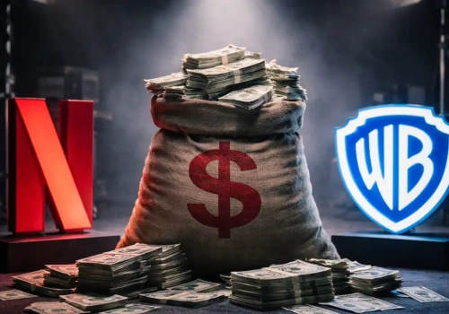 Netflix przepłaci za przejęcie Warner Bros? Akcje spadają. Licytacja rodem z „Wojen magazynowych”