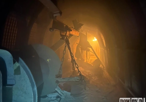 Symulacja wypadku w kopalni podczas specjalistycznego szkolenia dla prokuratorów i policjantów