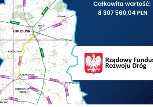 Rusza rozbudowa drogi Grudusk–Łysakowo. Starostwo w Ciechanowie pozyskało duże dofinansowanie