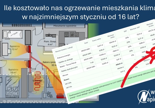 Ogrzewaliśmy mieszkanie klimą przy -20˚C. Mamy rachunek za prąd