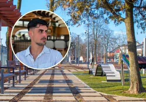 Francuz przyjechał do Polski. 