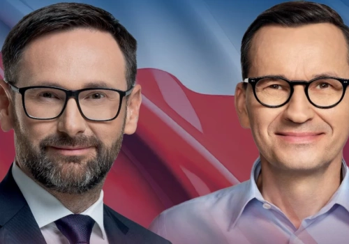 Mateusz Morawiecki i Daniel Obajtek w Kaliszu