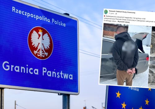 Straż Graniczna zatrzymała Słowaka. Otworzyli bagażnik jego auta i przeżyli szok