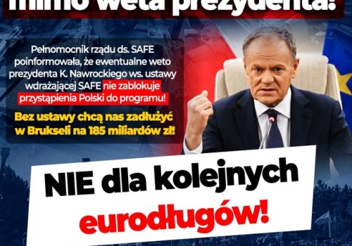 Chcą nas zadłużyć wbrew Konstytucji!
