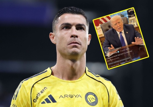 To nie jest fake. Trump zaapelował do Ronaldo. 
