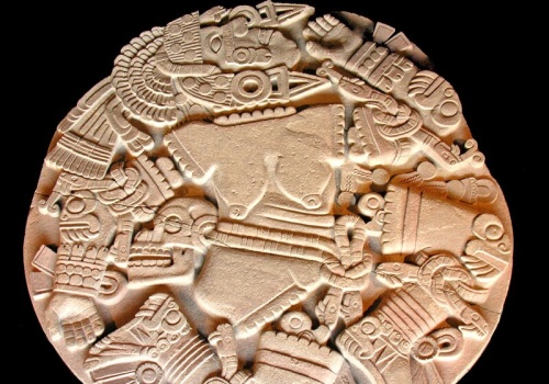 Krwawy mit założycielski Azteków. Zobrazowano go na kamieniu, którego odkrycie było sensacją