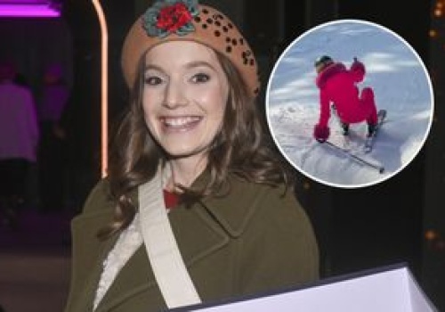 Sanah pokazała swój UPADEK na nartach. Internauci tłumnie komentują: 