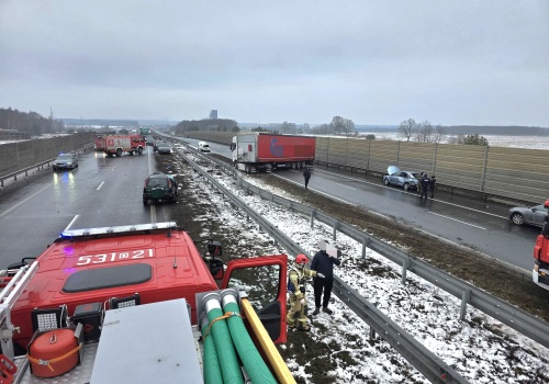Wypadek na trasie S3. Wśród poszkodowanych ciężko ranni