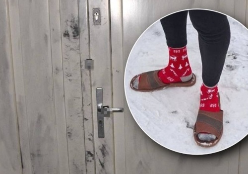 Obcy spał w cudzym łóżku. Dowody miał na stopach