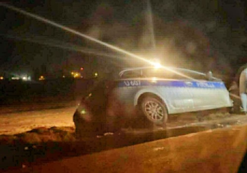 Radiowóz w rowie. Nowe ustalenia w sprawie pościgu za BMW (ZDJĘCIA)