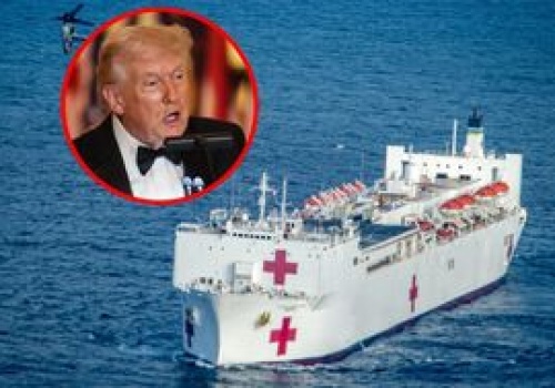 Zaskakujący ruch Trumpa. Wysyła okręt szpitalny na Grenlandię