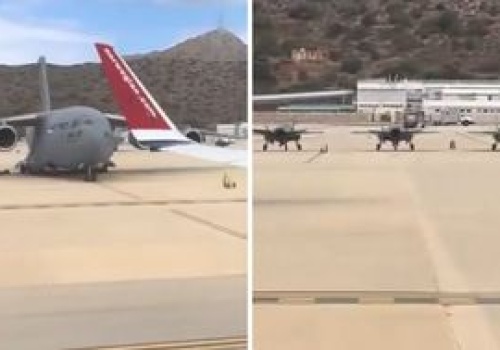 Nagranie z samolotu w Grecji potwierdza przygotowanie USA