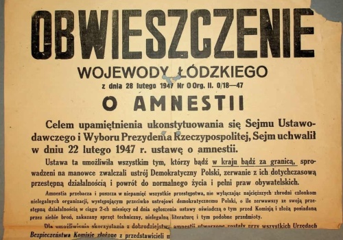 Kalendarium historyczne: 22 lutego 1947 – druga powojenna amnestia